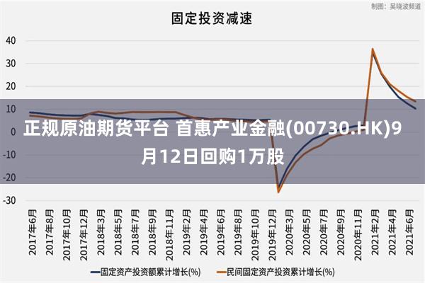 正规原油期货平台 首惠产业金融(00730.HK)9月12日回购1万股