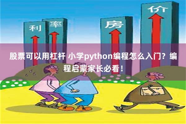 股票可以用杠杆 小学python编程怎么入门？编程启蒙家长必看！