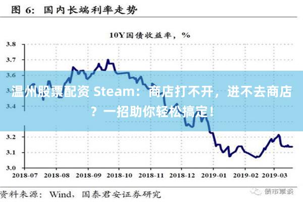 温州股票配资 Steam：商店打不开，进不去商店？一招助你轻松搞定！