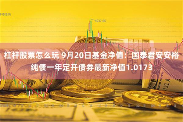 杠杆股票怎么玩 9月20日基金净值：国泰君安安裕纯债一年定开债券最新净值1.0173