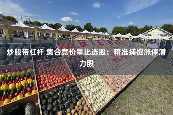 炒股带杠杆 集合竞价量比选股：精准捕捉涨停潜力股