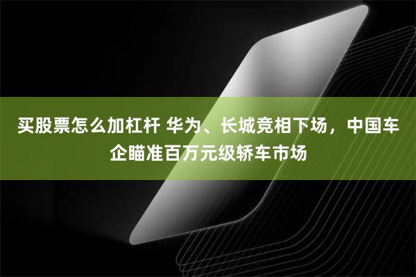 买股票怎么加杠杆 华为、长城竞相下场，中国车企瞄准百万元级轿车市场